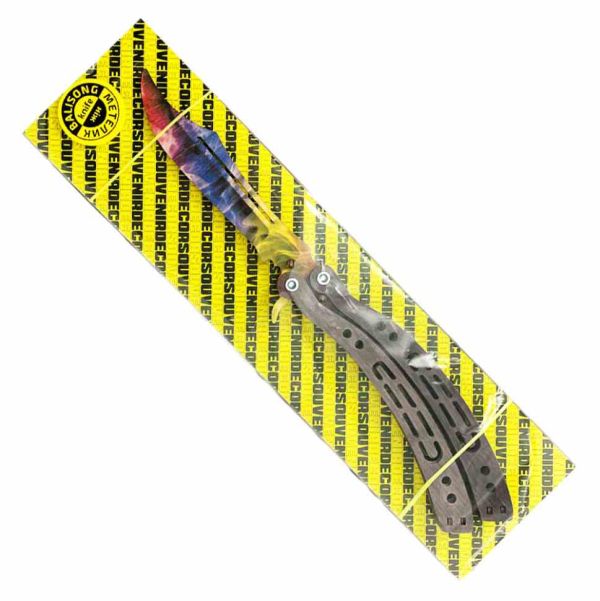 Сувенірний дерев'яний ніж "МЕТЕЛЬ РАДУГА" BAL-R