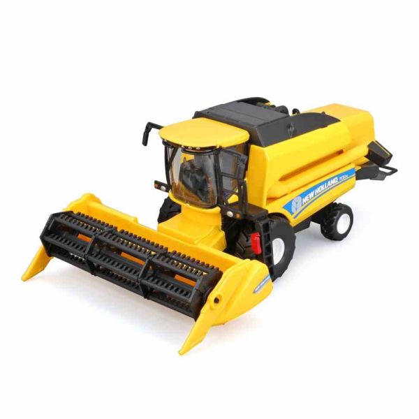 Автомодель Зернозбиральний комбайн "New Holland TC5.90" Bburago 18-31721 із зерновою жниваркою