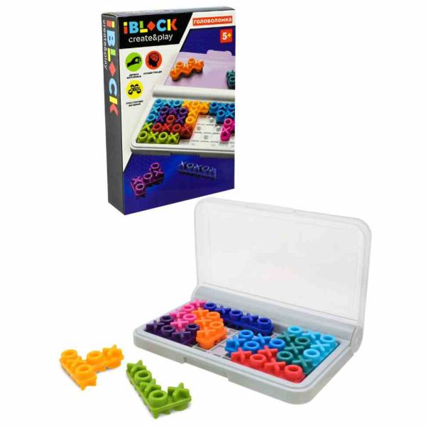 Головоломка серії "Create and Play" PL-724-111 розвиток логіки 120 варіацій складання