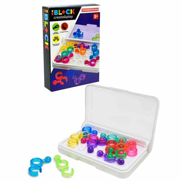 Головоломка серії "Create and Play" PL-724-113 розвиток логіки 120 варіацій складання