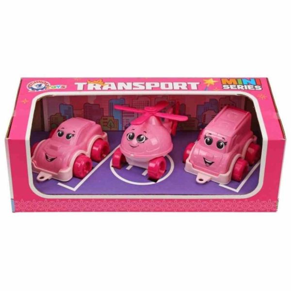 Дитячий іграшковий набір "Транспорт Міні" 8003TXK у наборі 3 штуки