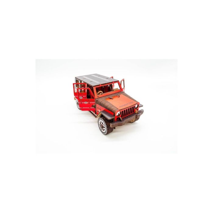 Дерев'яний 3D конструктор "Джип Wrangler" Арт-25162, 162 деталі                                                             