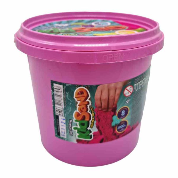 Набір креативної творчості "Кінетичний пісок" KidSand" KS-01-01 відро 1000г Фіолетовий