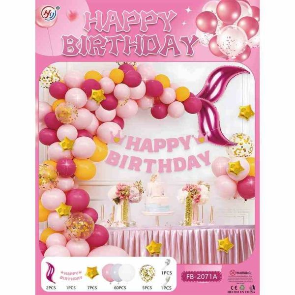 Набір повітряних куль для створення фотозони FB-2071A 77 штук 