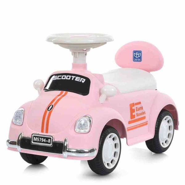 Дитяча каталка-толокар M 5794-8 рожевий, до 30 кг