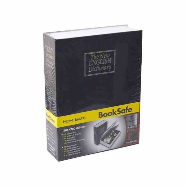 Сейф-книга для зберігання цінних речей XY-802(Black) чорний 15,5х5,5х24 см