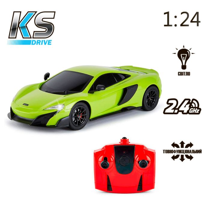 Автомобіль на радіокеруванні MCLAREN 675LT KS DRIVE 124GMGR масштаб 1:24, 2.4Ghz