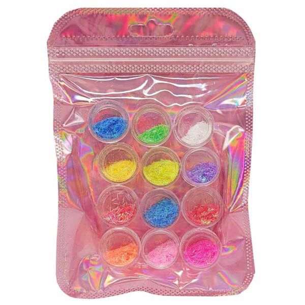 Набір для творчості "Glitter" FG240408060A гліттер-блиск, у наборі 12 штук