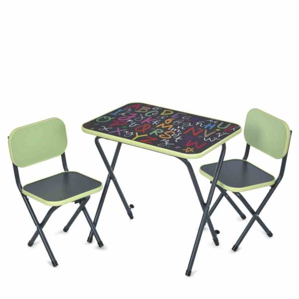 Дитячий Столик Alphabet Alphabet салатовий, складаний, стільниця 60 х 40 см