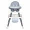 Дитячий стільчик для годування 2 в 1 M 6041 Gray 
