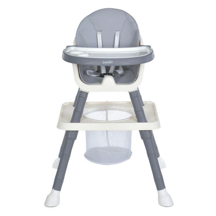 Дитячий стільчик для годування 2 в 1 M 6041 Gray 