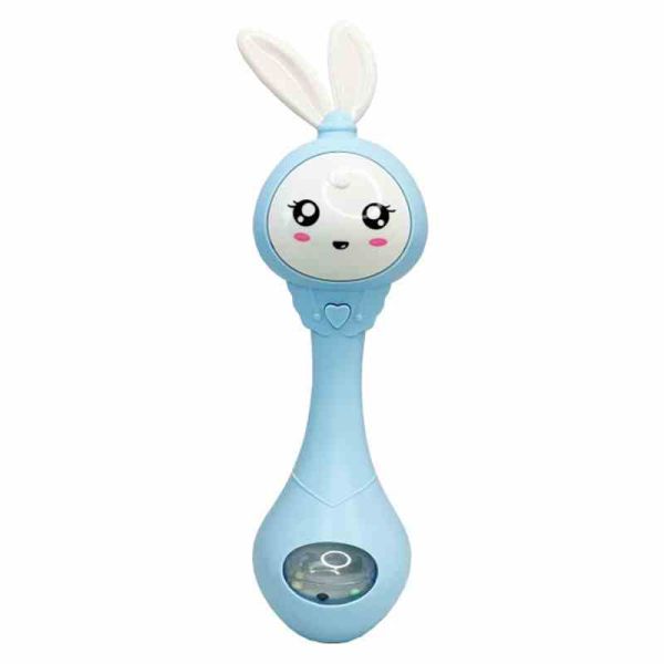 Інтерактивна іграшка-брязкальце "Зайчик" MGZ-1210(Blue)