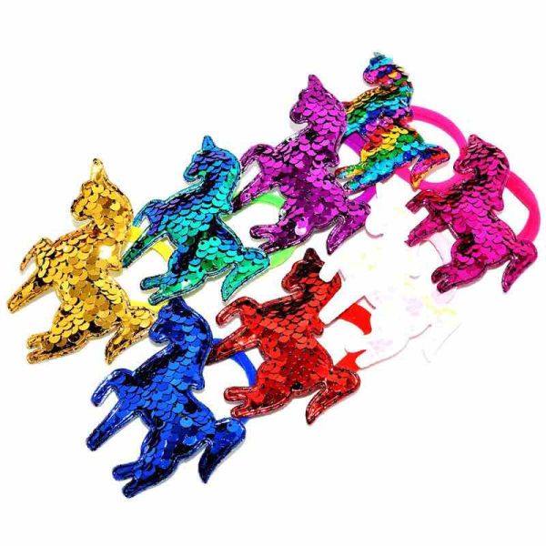 Дитяча резинка для волосся "Єдиноріг" 0108-521, 8 штук