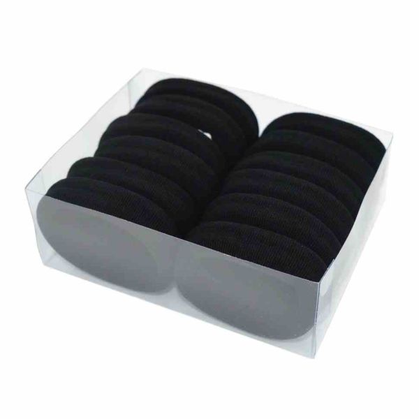 Дитяча резинка для волосся 0307-978-2 панчішна, чорна