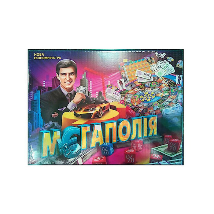 УЦІНКА! Настільна гра "Мегаполія" Danko Toys DTG6U-UC економічна, українська мова