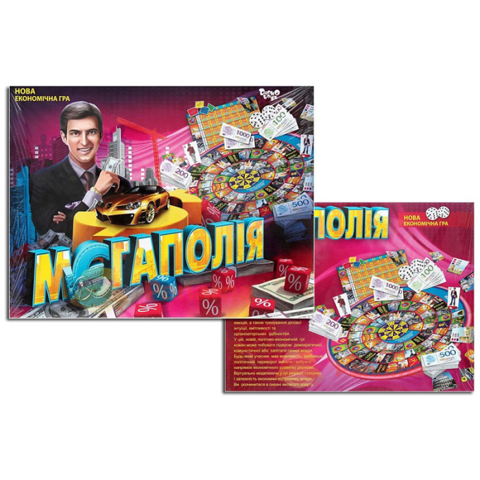 УЦІНКА! Настільна гра "Мегаполія" Danko Toys DTG6U-UC економічна, українська мова