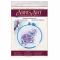 Набір для вишивання хрестиком "Акварельний слон" AHM-048 з п'яльцем