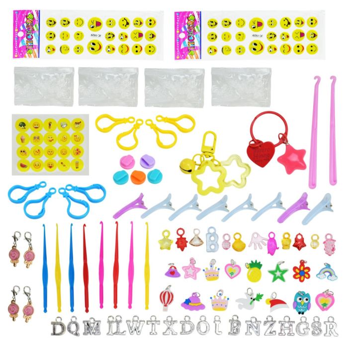 Дитячий набір для плетіння браслетів "Loom" 16202(Violet) в чемодані