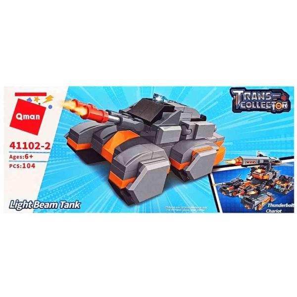 Дитячий конструктор "Військова техніка" Qman 41102-2, 104 деталі