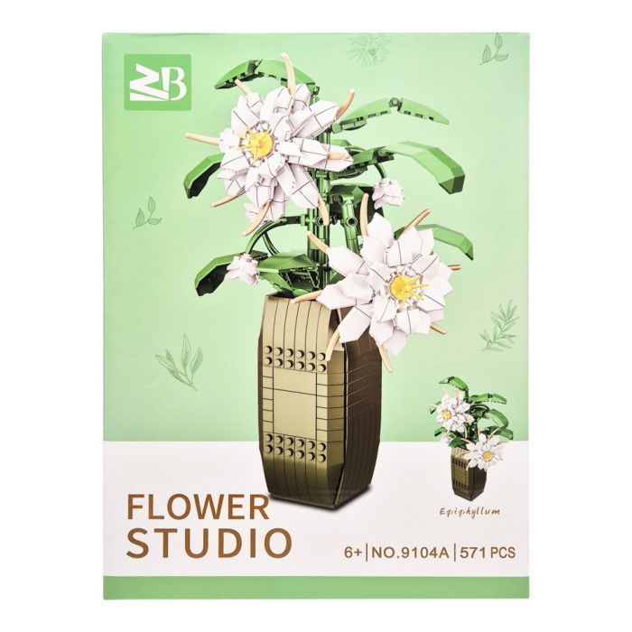 Дитячий конструктор "Квіти Epiphyllum" Flower Studio 9104A 571 деталь