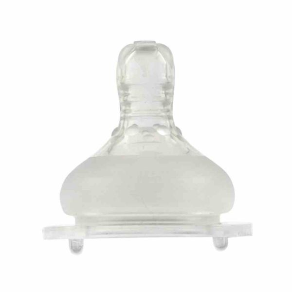 Соска для пляшечок із широким горлом 2026 силіконова, антиколікова