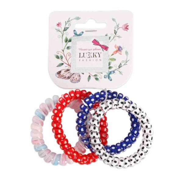 Набір гумок для дитячого волосся T18567, 4 штуки