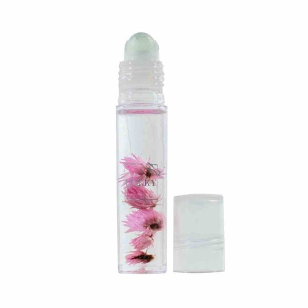 Дитяча олійка-блиск для губ Aqua Fleur T22004 з рожевими квітами