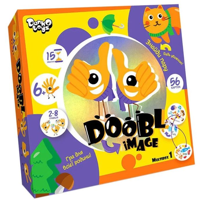 УЦІНКА! Настільна гра "Doobl Image" Multibox 1 Danko Toys DBI-01-01U-UC