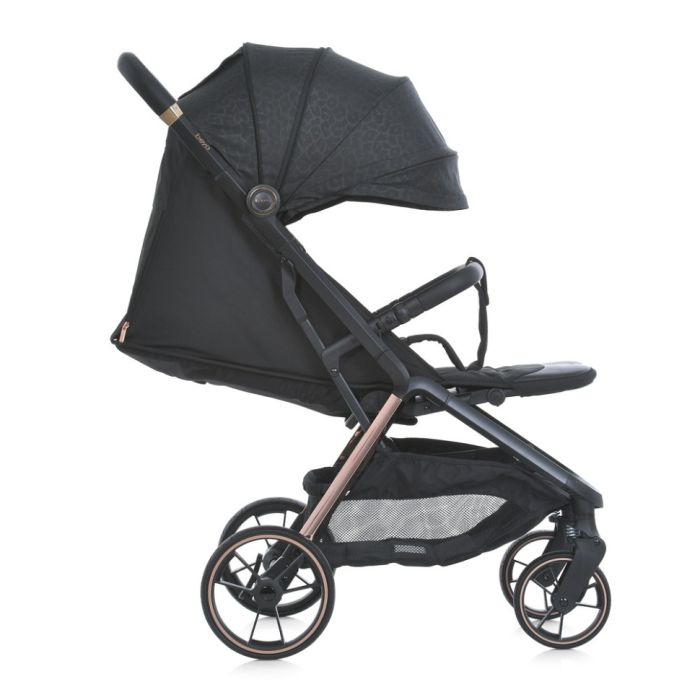Дитяча прогулянкова коляска BEYA ME 1127-G Black Leo