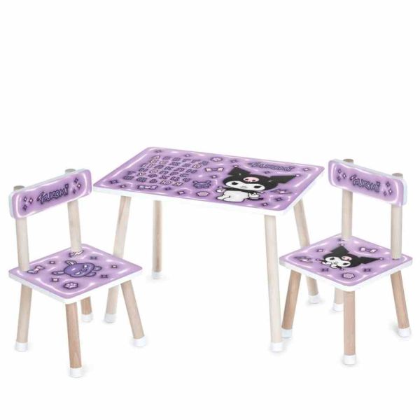 Дитячий Столик M 501-6 стільниця 60 х 40 см, 2 стільчики