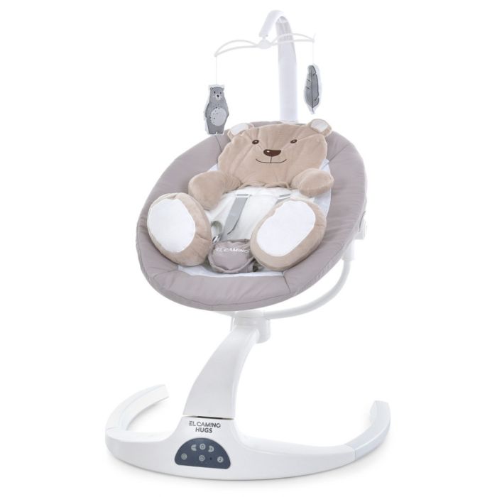 Заколисуючий центр-шезлонг HUGS ME 1077 Beige 