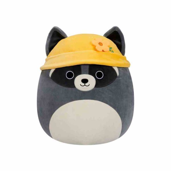 М'яка іграшка Єнот Роккі в панамці Squishmallows SQER00820, 13 см