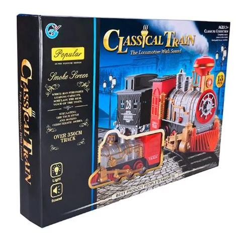 Дитяча іграшкова "Залізна дорога" GY810-1 світло, звук