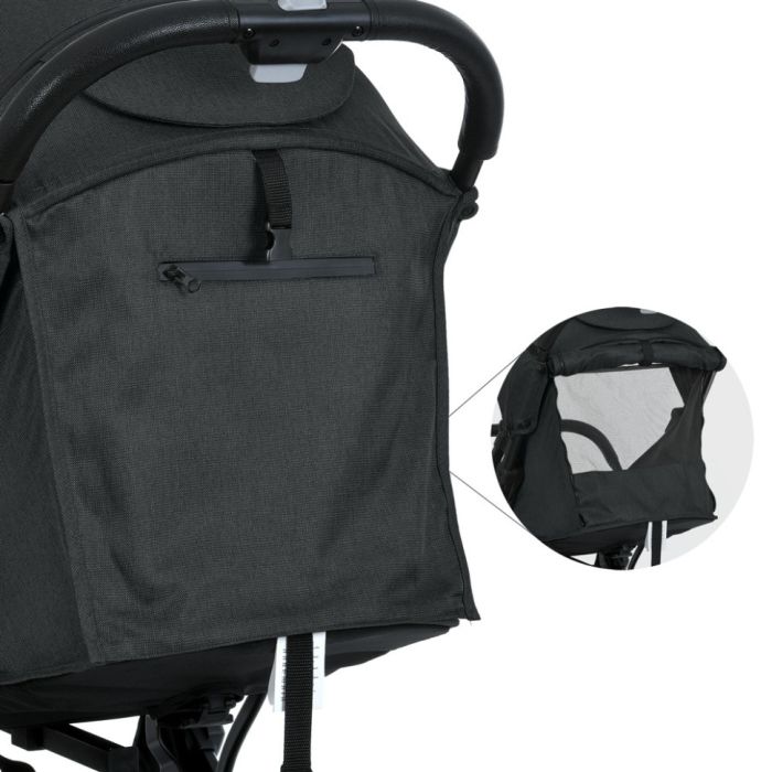 Дитяча прогулянкова коляска FLASH M 5727-1 Almost Black
