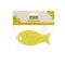 Дитяча мочалка-губка "Рибка" 7407 жовтий