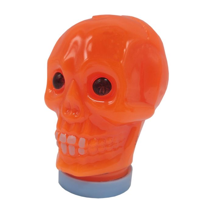 Дитячий антистрес-слайм Череп Skull 80174, 100 мл Помаранчевий