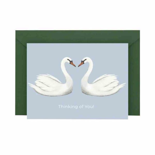 Листівка з конвертом Лебеді СS-GS-002 