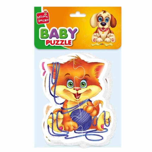 Дитячі бебі пазли "Домашні улюбленці" VT1106-81 укр. мовою