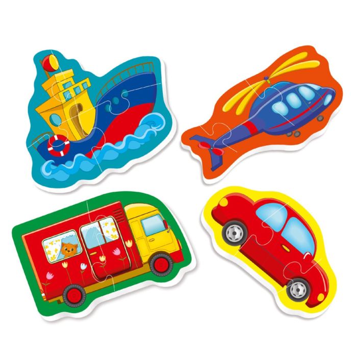 Дитячі пазли Baby puzzle "Транспорт" Vladi toys VT1106-96