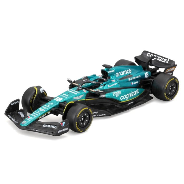 Колекційна автомодель "Aston Martin AMR23 (2023)" Bburago 18-38090, 1:43 масштаб