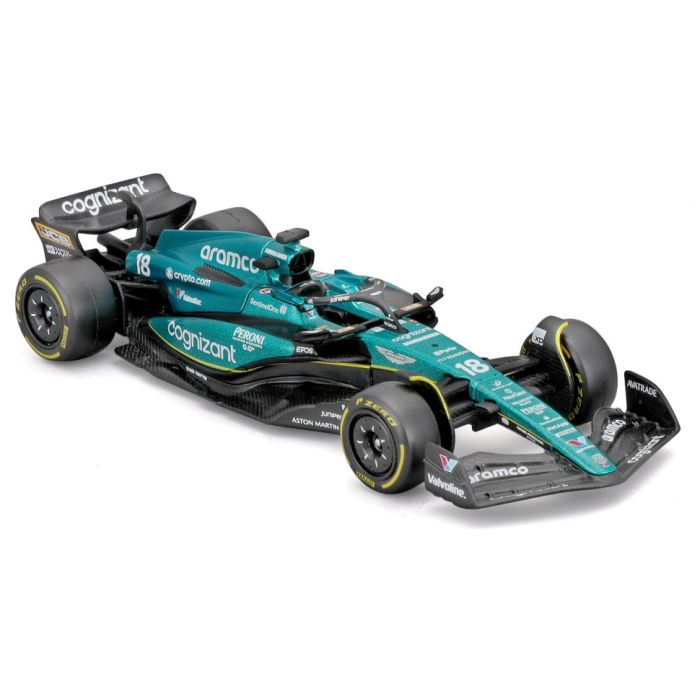 Колекційна автомодель "Aston Martin AMR23 (2023)" Bburago 18-38090, 1:43 масштаб