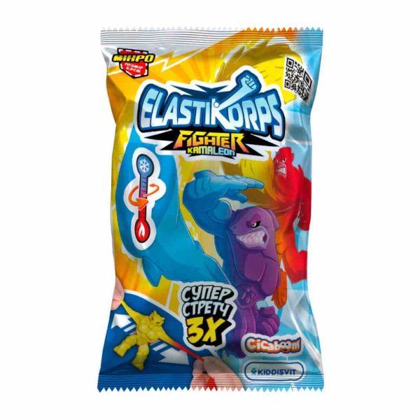 Стретч-іграшка Мікробоєць Elastikorps ELAKAM-MIC1 серії "Fighter Kamaleon"