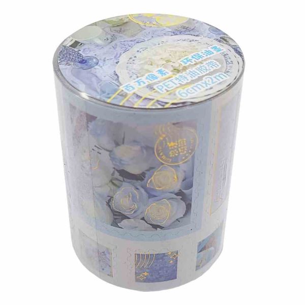 Декоративна стрічка з наліпками "Стиль Романтик" XM-JD2858-2, 6 см 2 м 