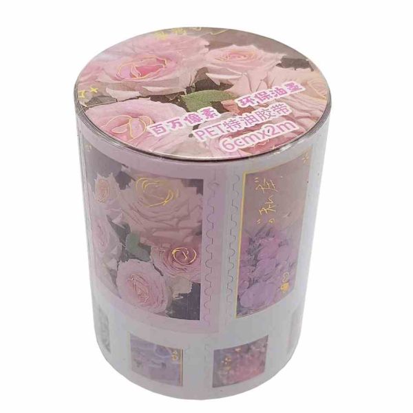 Декоративна стрічка з наліпками "Стиль Романтик" XM-JD2858-3, 6 см 2 м 