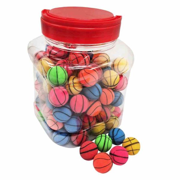 Дитячий ігровий М'ячик стрибунець Bambi 2823-19 у банці 100 штук