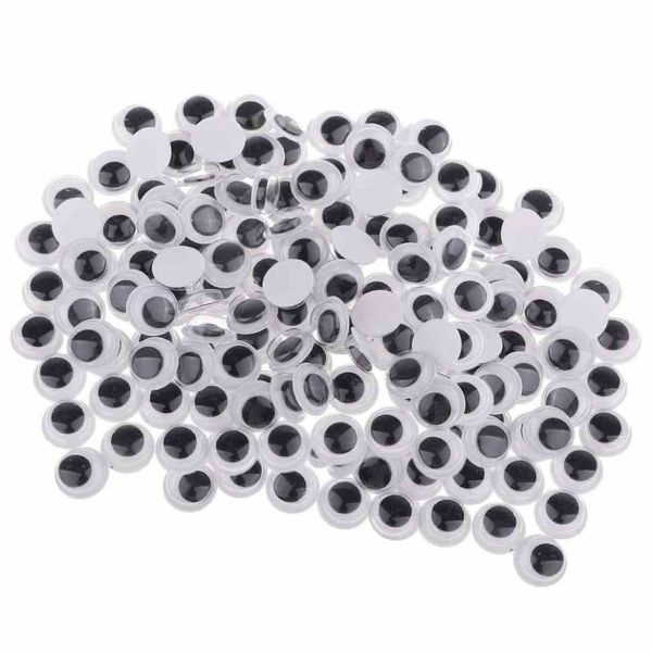 Очі для іграшок самоклеючі Bambi ED-541 упаковка 10 гр, 130 шт, 10 мм