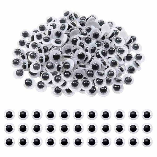 Очі для іграшок самоклеючі Bambi ED-539 упаковка 10 гр, 330 шт, 6 мм