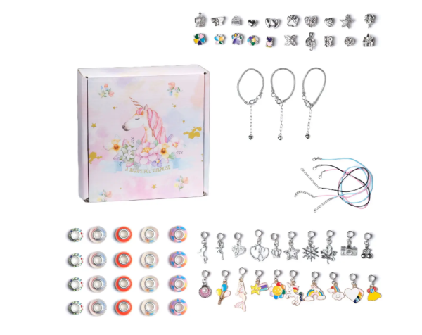 Набір для створення шарм-браслетів "Пандора" ЄДИНОРОГ PNDR-UNC