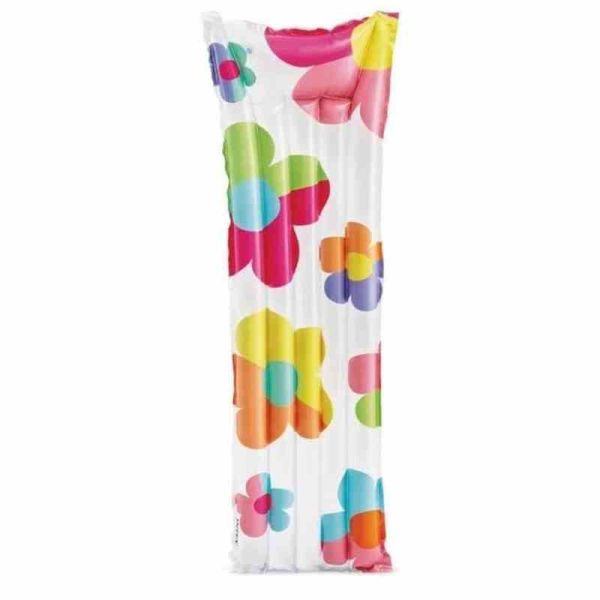 Матрац надувний пляжний "Квіти" 59720-7, 183 x 69 см