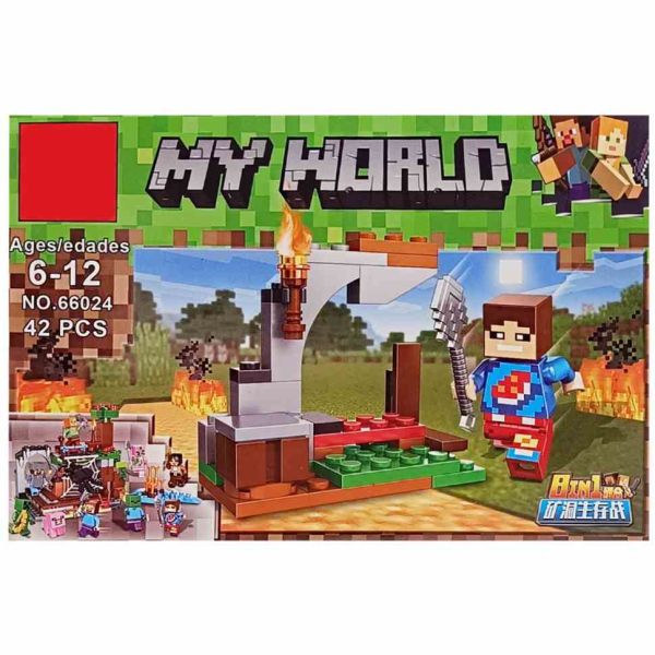 Конструктор дитячий "Minecraft" 66024K-6, 41 деталь